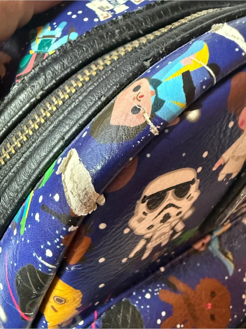 Loungefly Kids Star Wars Navy Multi-Character Mini Backpack